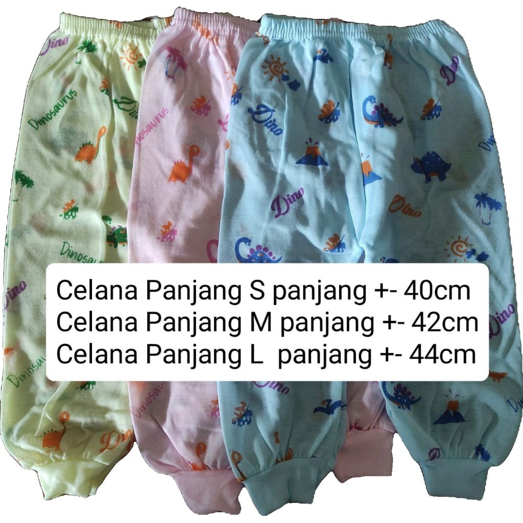 12 Pcs Celana panjang bayi ( 1 lusin )   Murah Lusinan