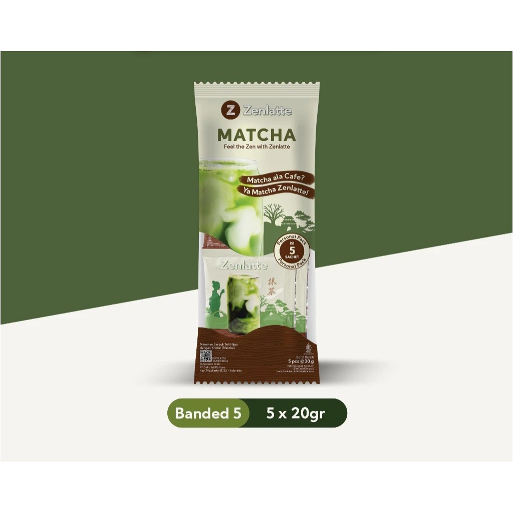 

Zenlatte Matcha - Banded 5 | Bubuk Matcha | Matcha Latte | Matcha Powder