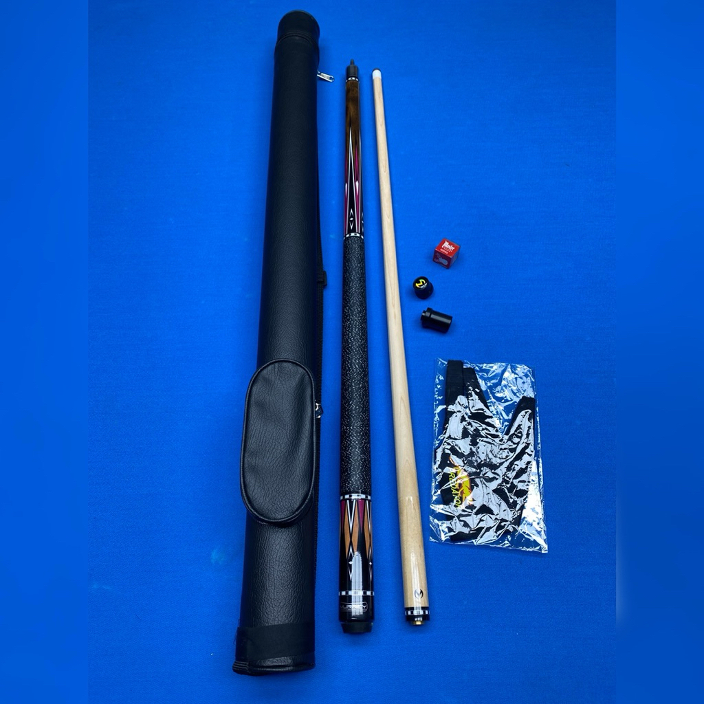 STIK BILLIARD PLAY KAYU MURREY EXCEED PAKETAN