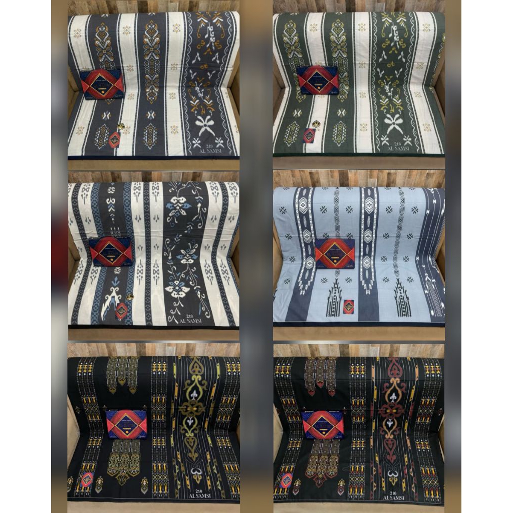 SARUNG TENUN AL-SAMSI SIGNATURE & EXCLUSIVE MOTIF BHS TERBARU