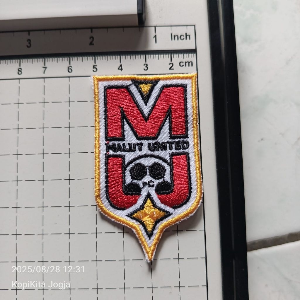 emblem patch bordir malut united