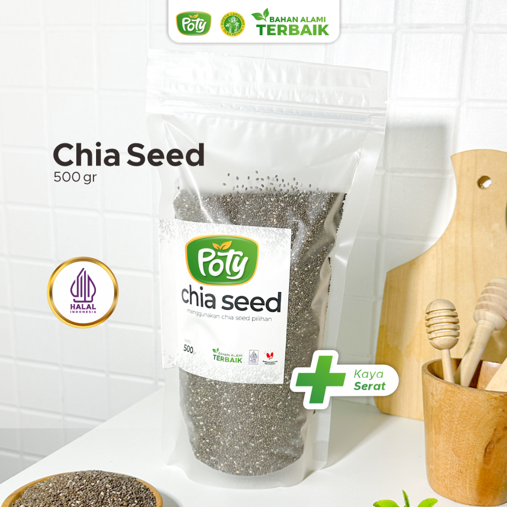 

Poty Chia Seeds 500g Organik Premium Grade Poty