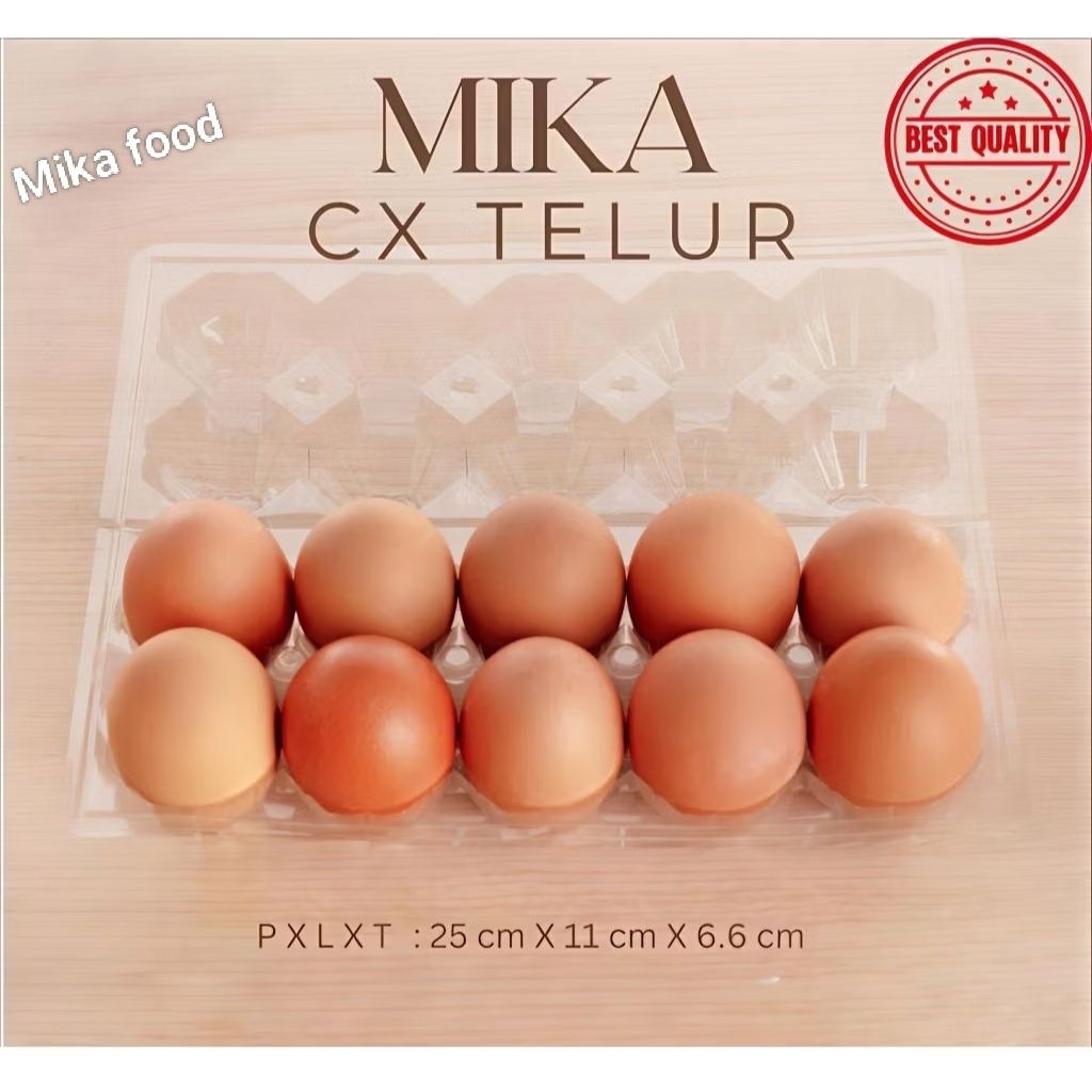 Mika CX Telur / Mika Box Telur Isi 20pcs