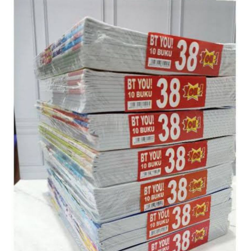 

BUKU TULIS YOU DAPAT 10 PCS BUKU 38 LEMBAR