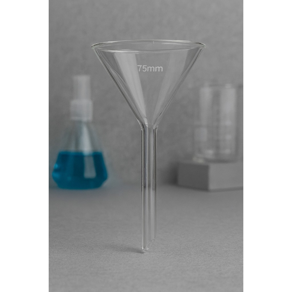 Corong Kaca Laboratorium 75 mm