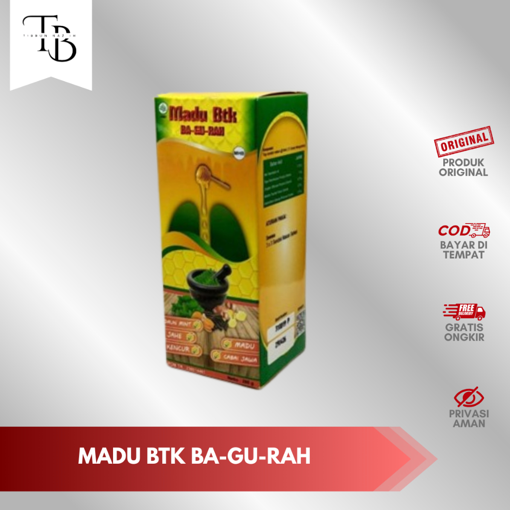 

( BISA COD ) MADU BATUK BAGURA - madu herbal mujarob @280gr | meredakan batuk & melegakan tenggorokan | aman untuk anak & dewasa