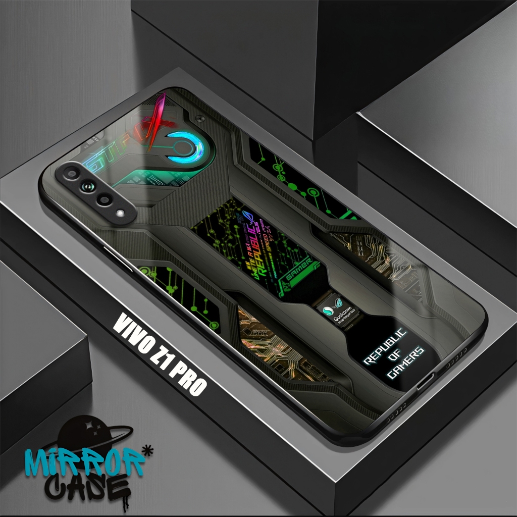 Softcase  Vivo Z1 Pro Casing Glossy Vivo Z1 pro Vivo 1951 1918 Case kaca - Kesing Kaca Kilau - Casin