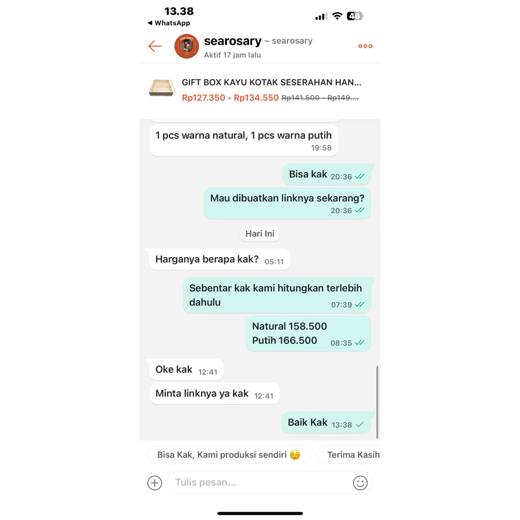 

Gift Box Easel 45x30x11 Luar