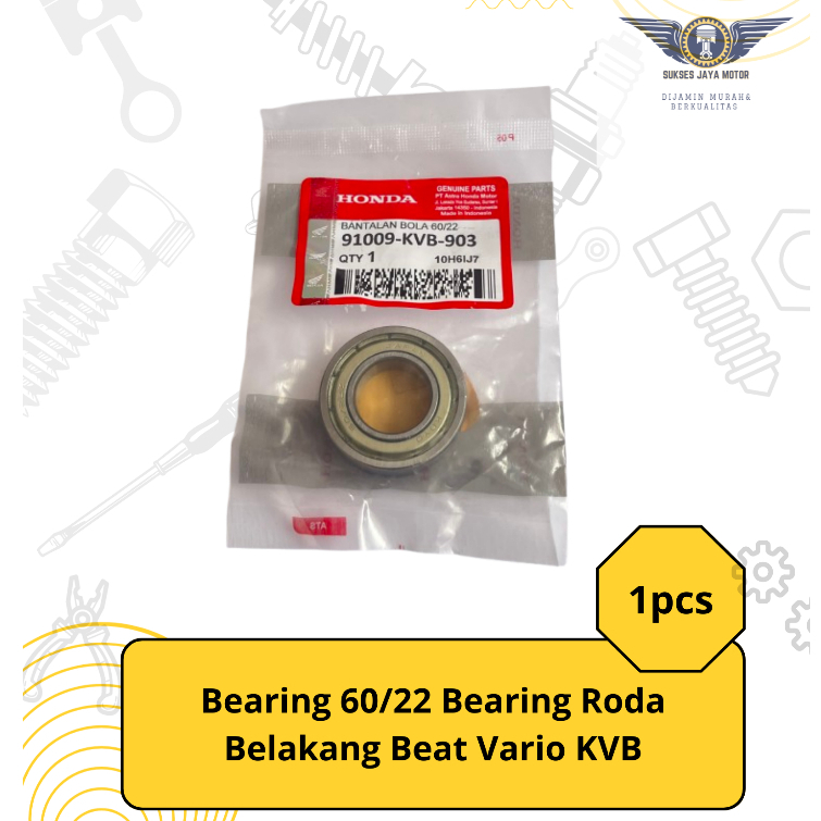 Bearing 6022 Bearing Roda Belakang Beat Vario KVB