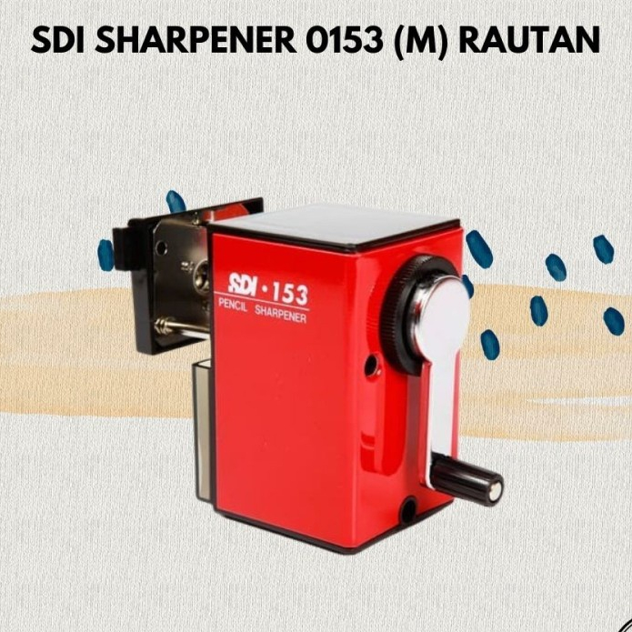 

SDI Mesin Rautan Pencil Sharpener 0153 Asli dan Original Taiwan