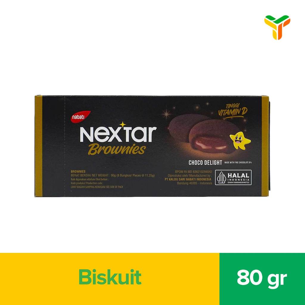 

Nextar Choco Brownies 80 Gr
