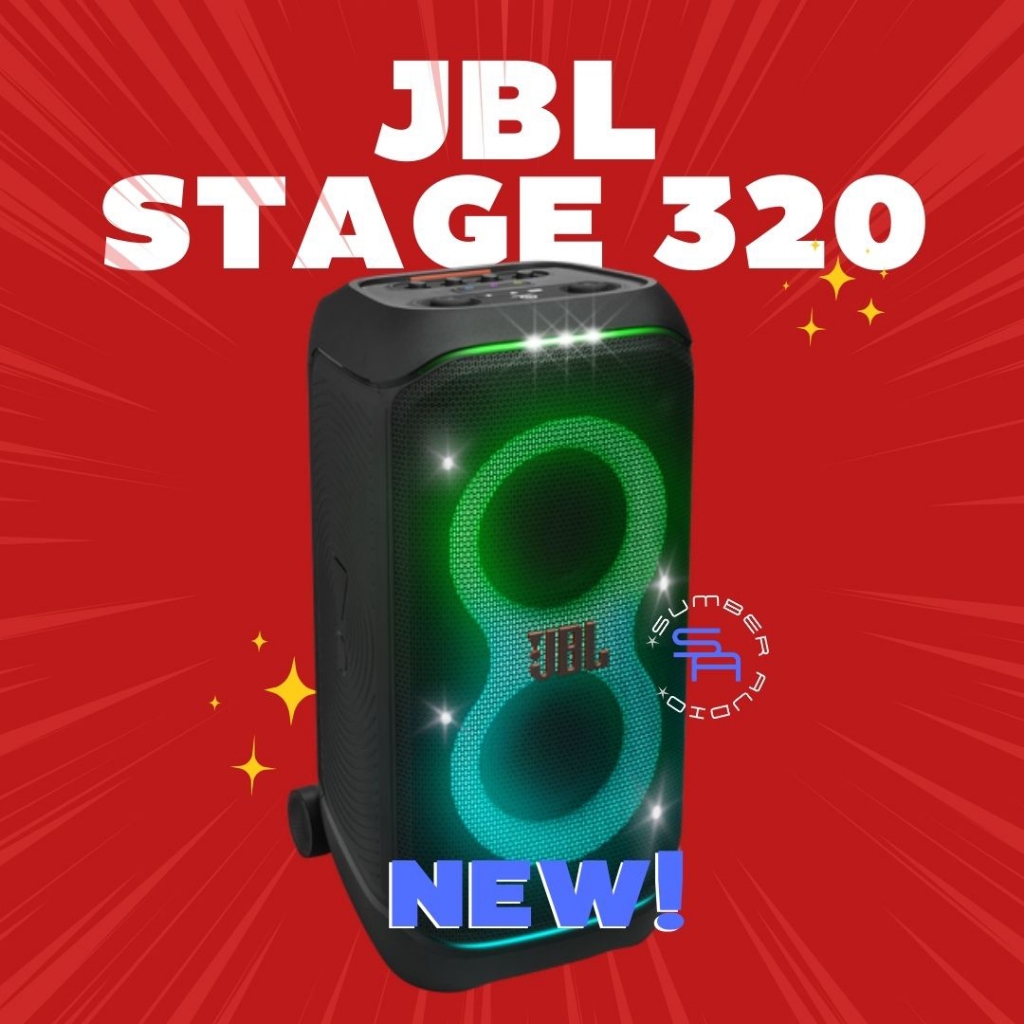Speaker Bluetooth JBL Partybox 320 STAGE PB320 KARAOKE Ori Garansi Resmi IMS