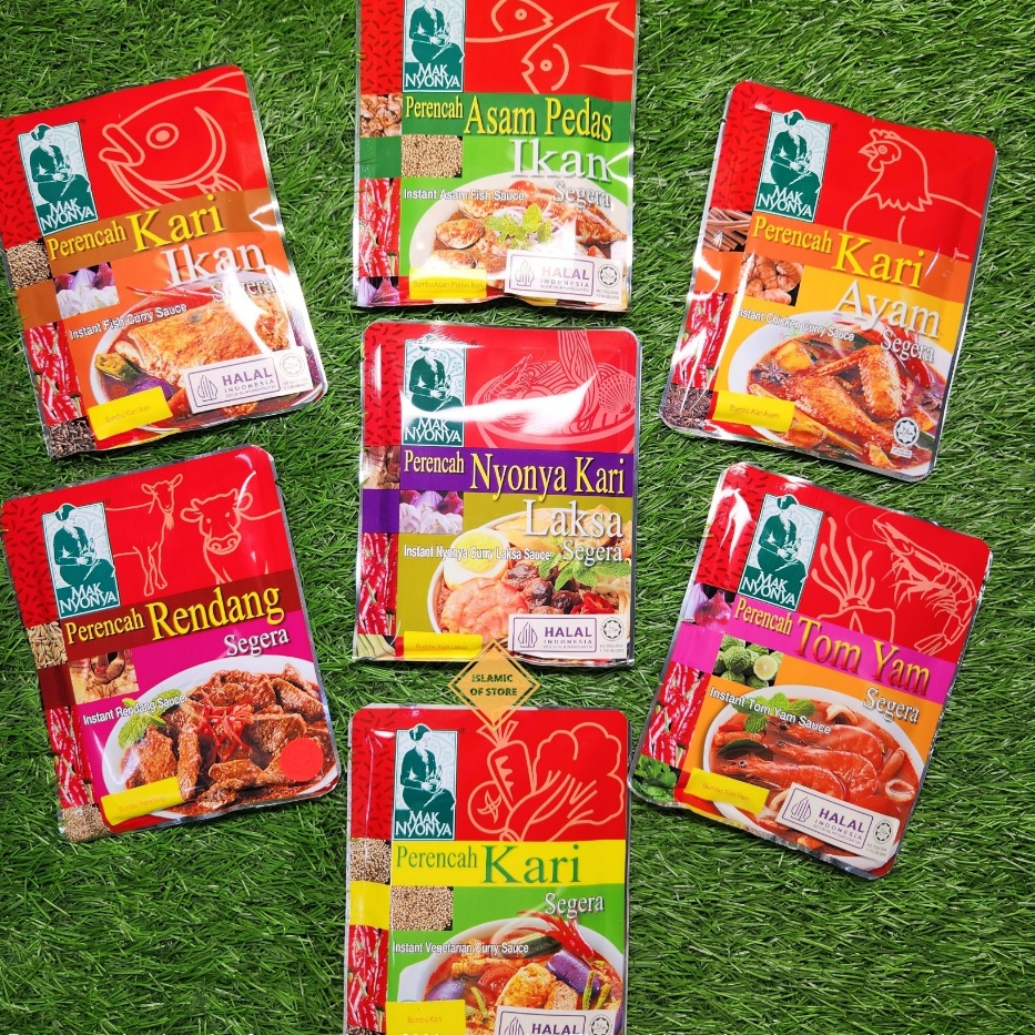 

PROMO BUMBU INSTAN MAK NYONYA Rendang/Kari/Laksa/NASI AYAM HALAL DAN PRAKTIS 100 GR