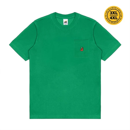 House of Smith Bdg Kaos Pria Lengan Pendek - Tomatoes Pocket Tshirt Green Fuji - T Shirt