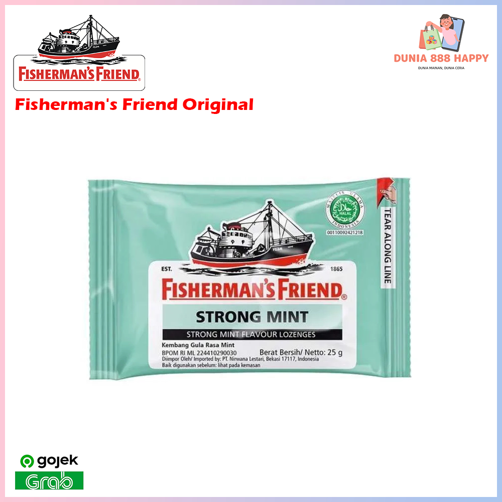 

Dunia Happy Permen Fisherman's Friend Original - Permen Pelega Tenggorokan