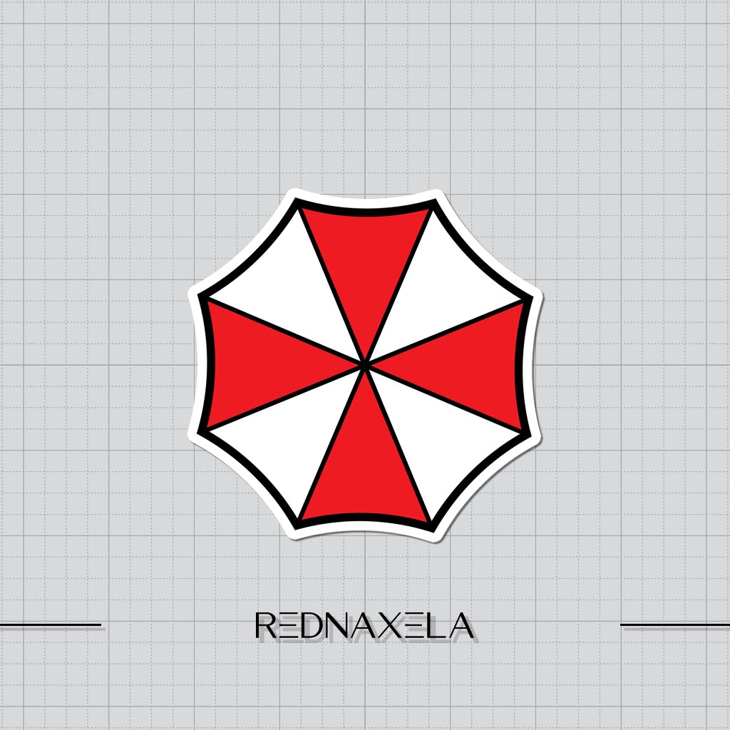 

Stiker Vinyl Umbrella Corporation Resident Evil Logo Stiker Koper Outdoor Waterproof Sticker