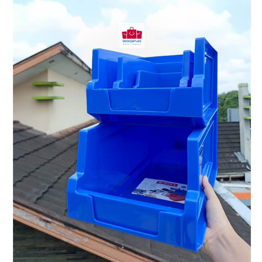 JOLLY BOX NO 100 200 300 400 KOTAK AKSESORIS KONTAINER MINI TEMPAT PENYIMPANAN BOX PLASTIK TEBAL LIO