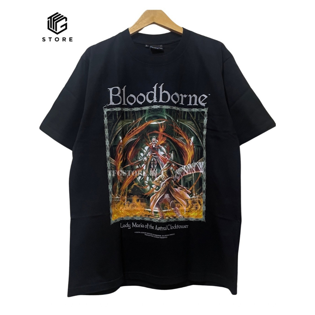 Bloodborne Lady Maria of the Astral Clocktower From Software Game Tshirt Tee Bootleg Premium Kaos XL