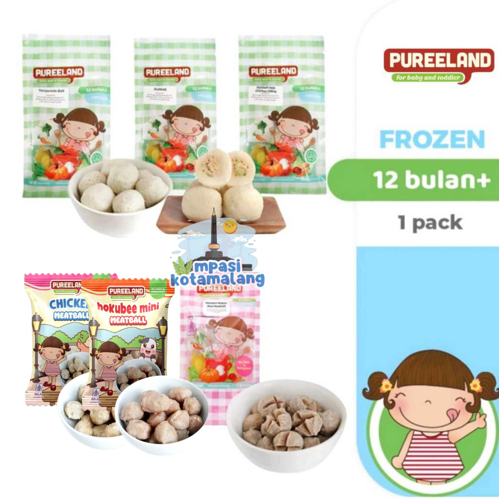 

PUREELAND FROZEN MEATBALL/MINI MEATBAL/ BAKSO AYAM SAPI IKAN WAGYU HOKUBEE LAUK SIAP SAJI FINGER FOOD