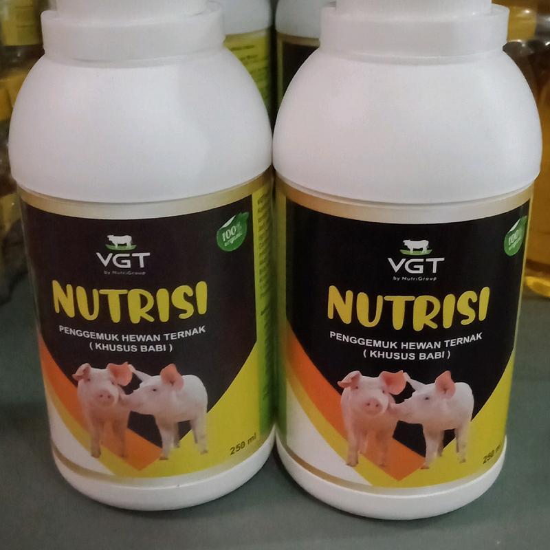 Suplemen Penggemuk Hewan Ternak Babi Nutrisi Terlaris 250 ml