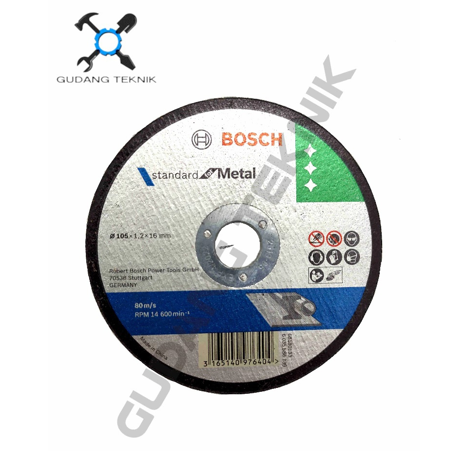 Mata Gerinda Potong 4" BOSCH / Cutting Wheel Disc Mata Batu Gerinda Potong Besi 4 Inch BOSCH