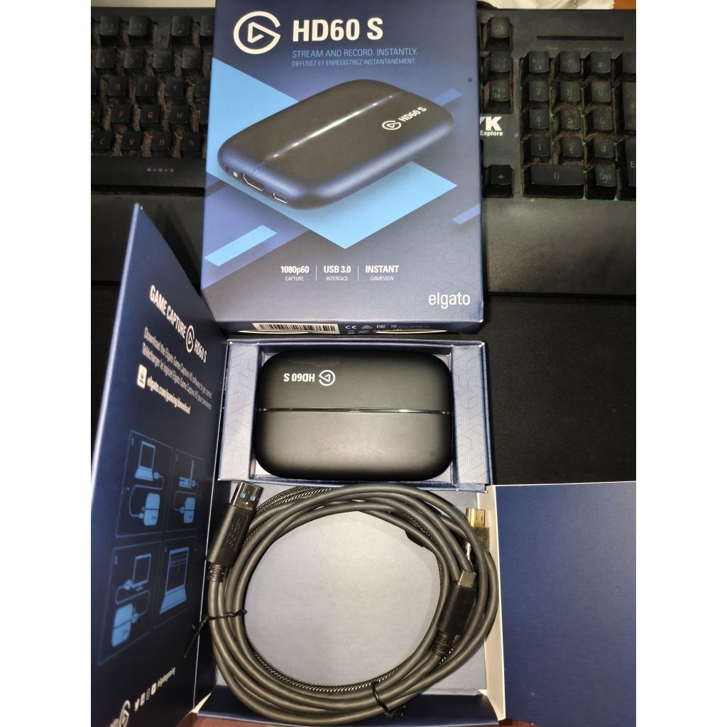 ELGATO HD60S Game Capture Untuk Streaming dan Recording - FULLSET BEKAS MASIH BAGUS BANGET