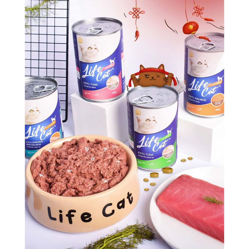 LIFE CAT KITTEN-ADULT KALENG 400GR 1 DUS ISI 24