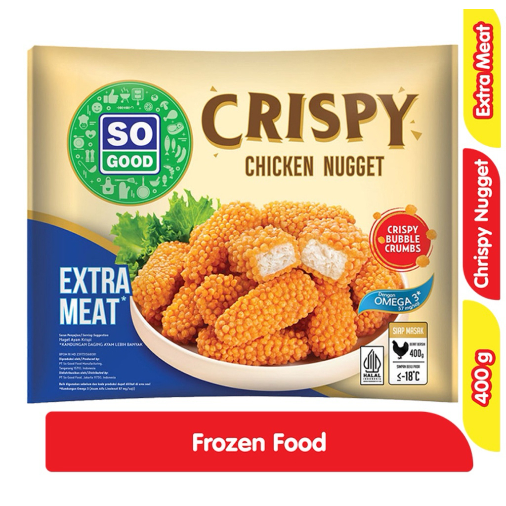 

So Good Naget Ayam Krispi 400 g