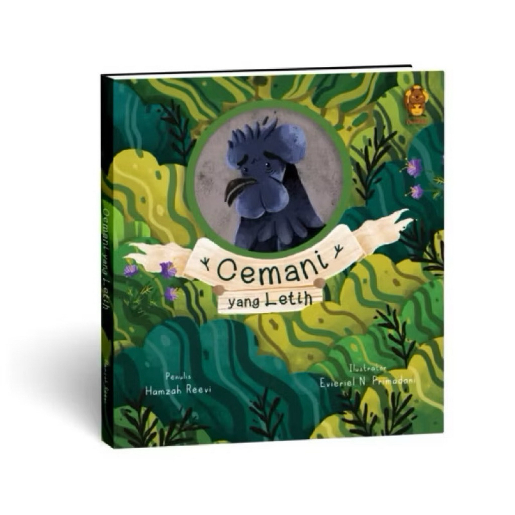 Buku Cerita Anak [Hardcover + Dust Jacket] Cemani Yang Letih + Free Finger Puppet Ayam Cemani
