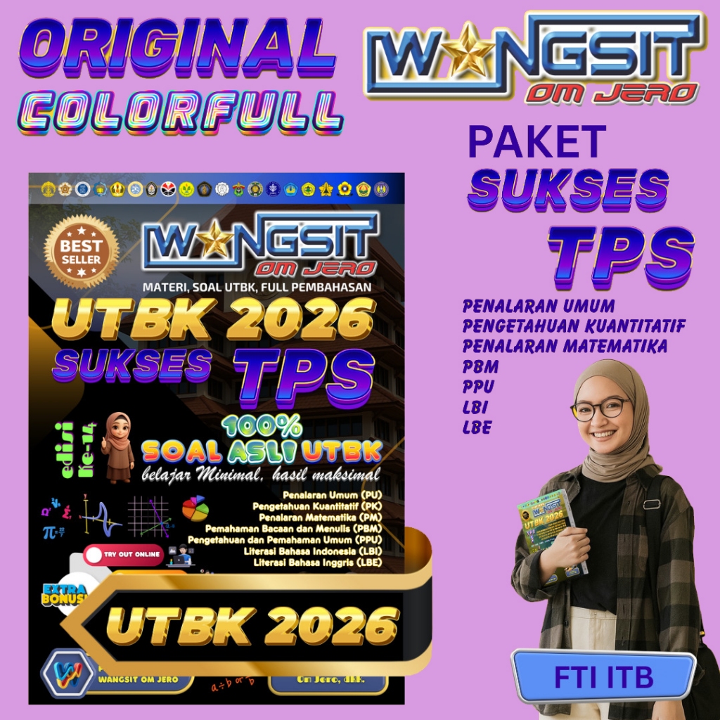 (SNBT 2026) Buku Wangsit Om Jero UTBK SNBT 2026 - Sukses TPS