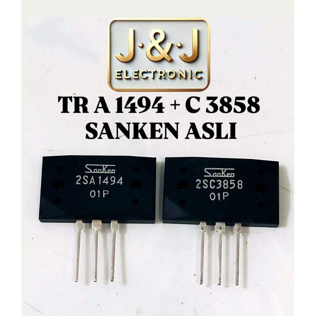 TRANSISTOR POWER A1494 + C3858 SANKEN ASLI