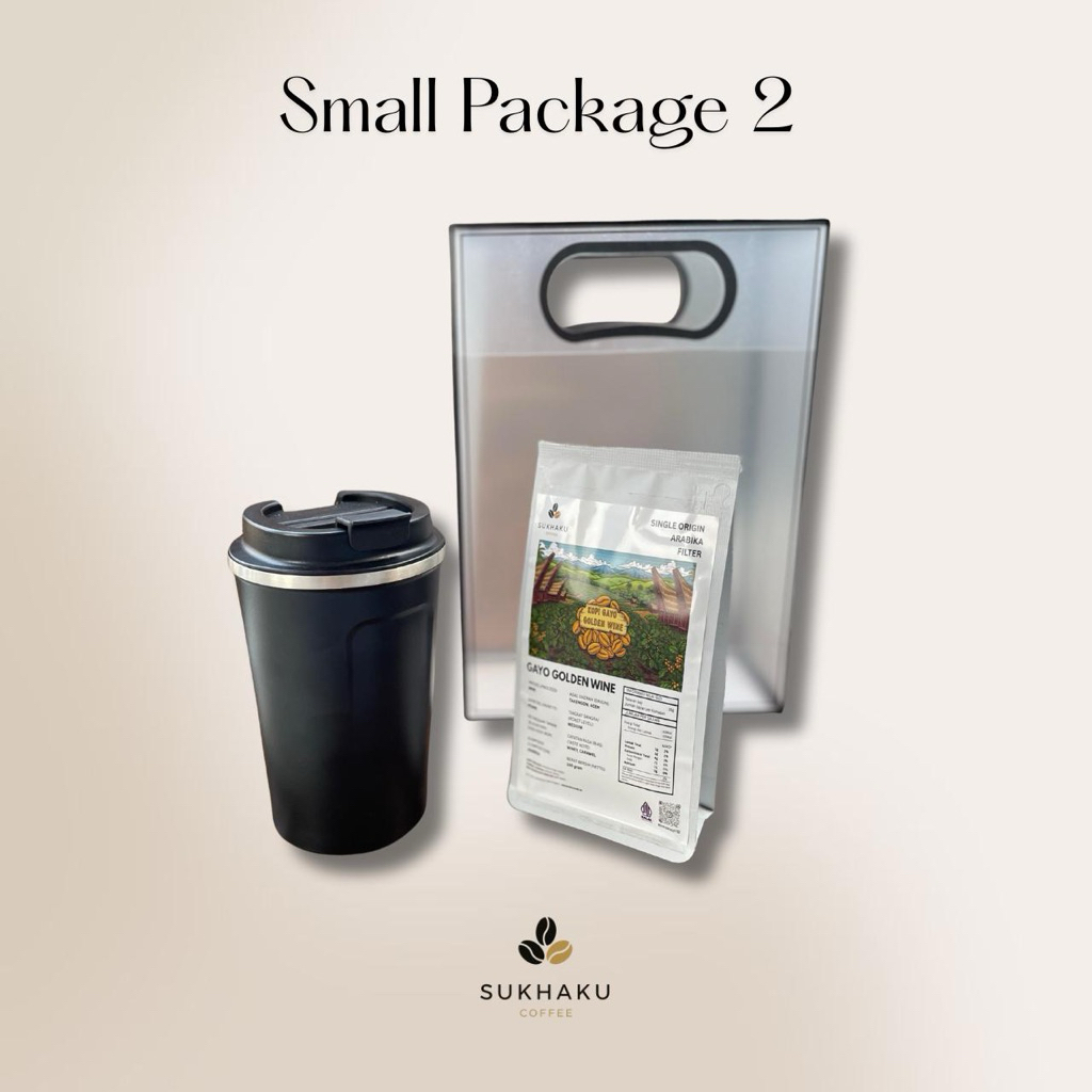 

Sukhaku Coffee - Small Package 2 | Hampers Kopi Tanpa Box dengan Tumbler Mini