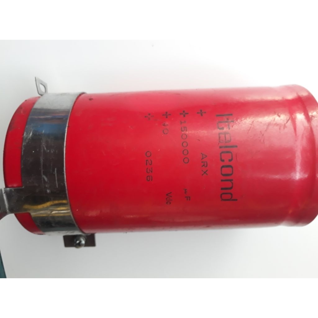 Condensator Elco ITELCOND 150000uF 40VDC Made in Italy
