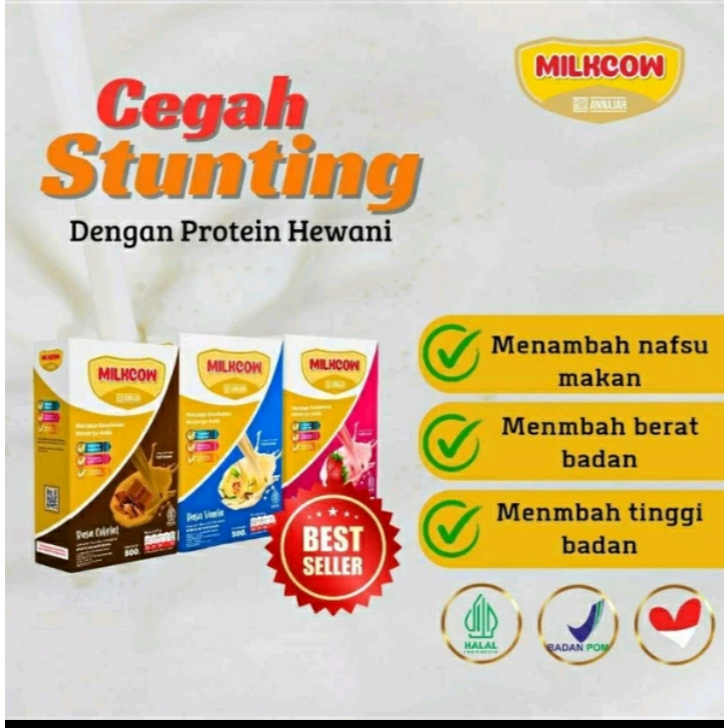 

Susu Bubuk Full Cream dari Susu Sapi Pilihan MILKCOW & MILKCOW PLES 500gr