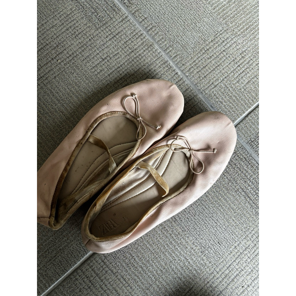 preloved zara ballerina shoes