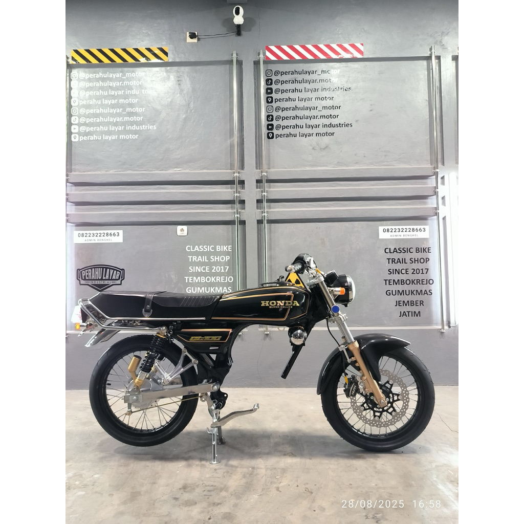 FRAME SET UNIT B GL100 TINGGAL NAIK MESIN