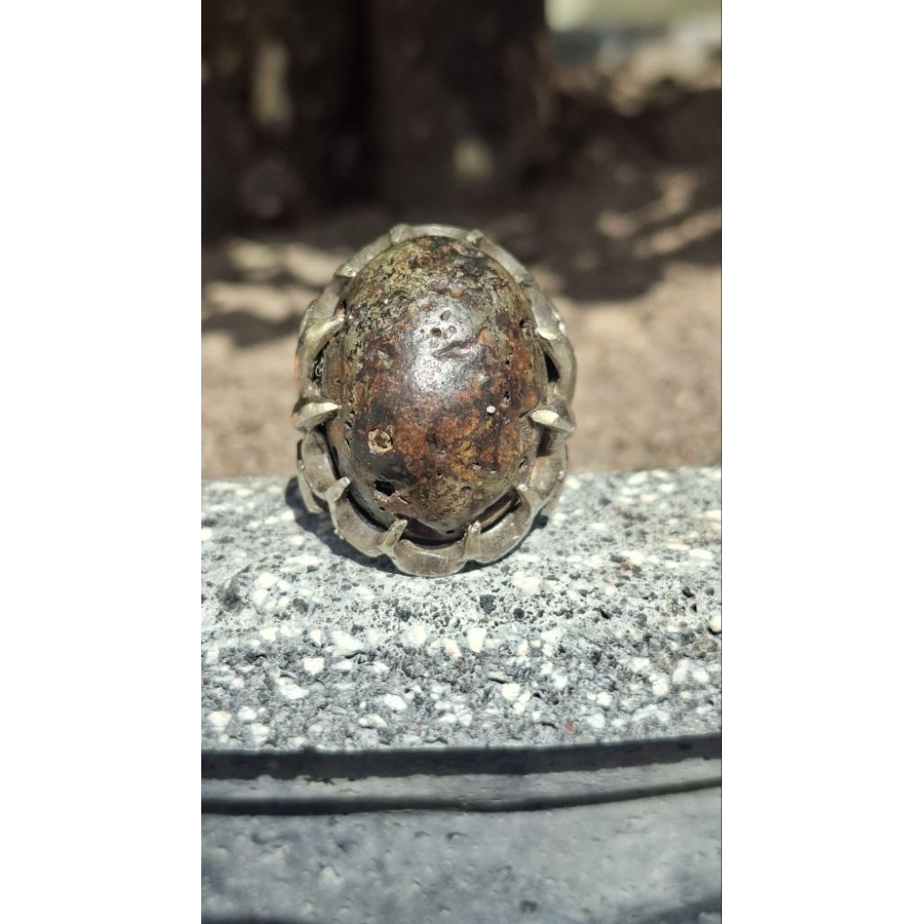 Akik Jamal Damar Wulan Badar Besi Nempel Magnet