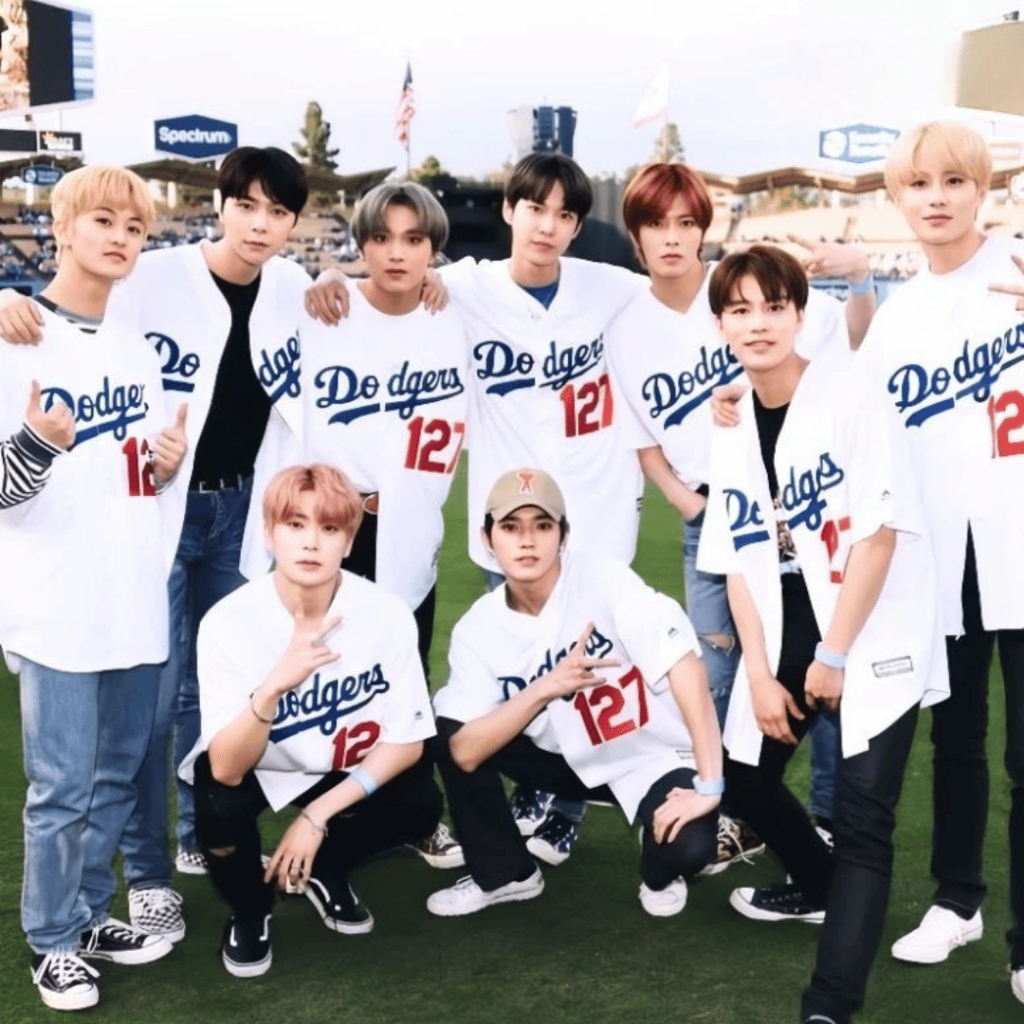 Ready Stock Jersey & cardigan rajut jeno dan jaehyun jersey Baseball NCT 127 Haechan Mark Taeyong Yu