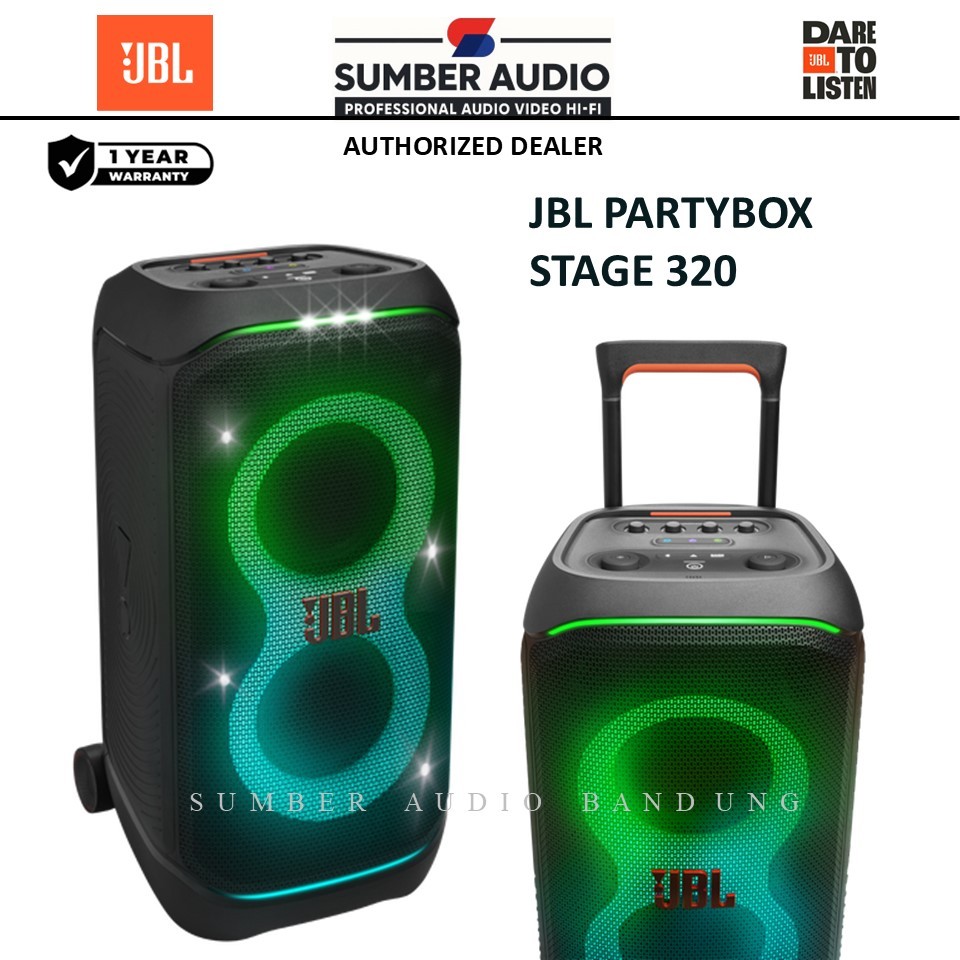 JBL Partybox Stage 320 dan JBL Partybox 310, JBL Partybox 320 Speaker Portable JBL 320