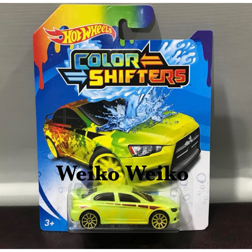 hotwheels color shifters mitsubishi lancer