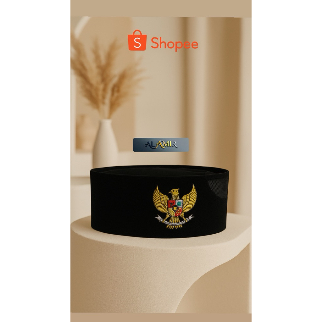 songkok peci MOTIF GARUDA berkualitas pria dewasa/anak