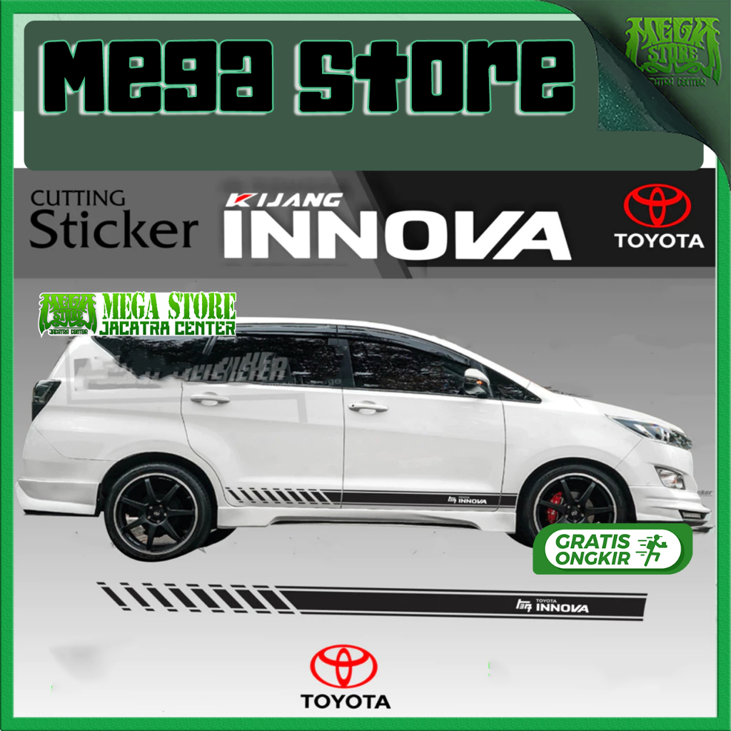 MEGASTORES kijang Innova reborn Cutting Sticker Aksesoris Kijang Innova Venturer