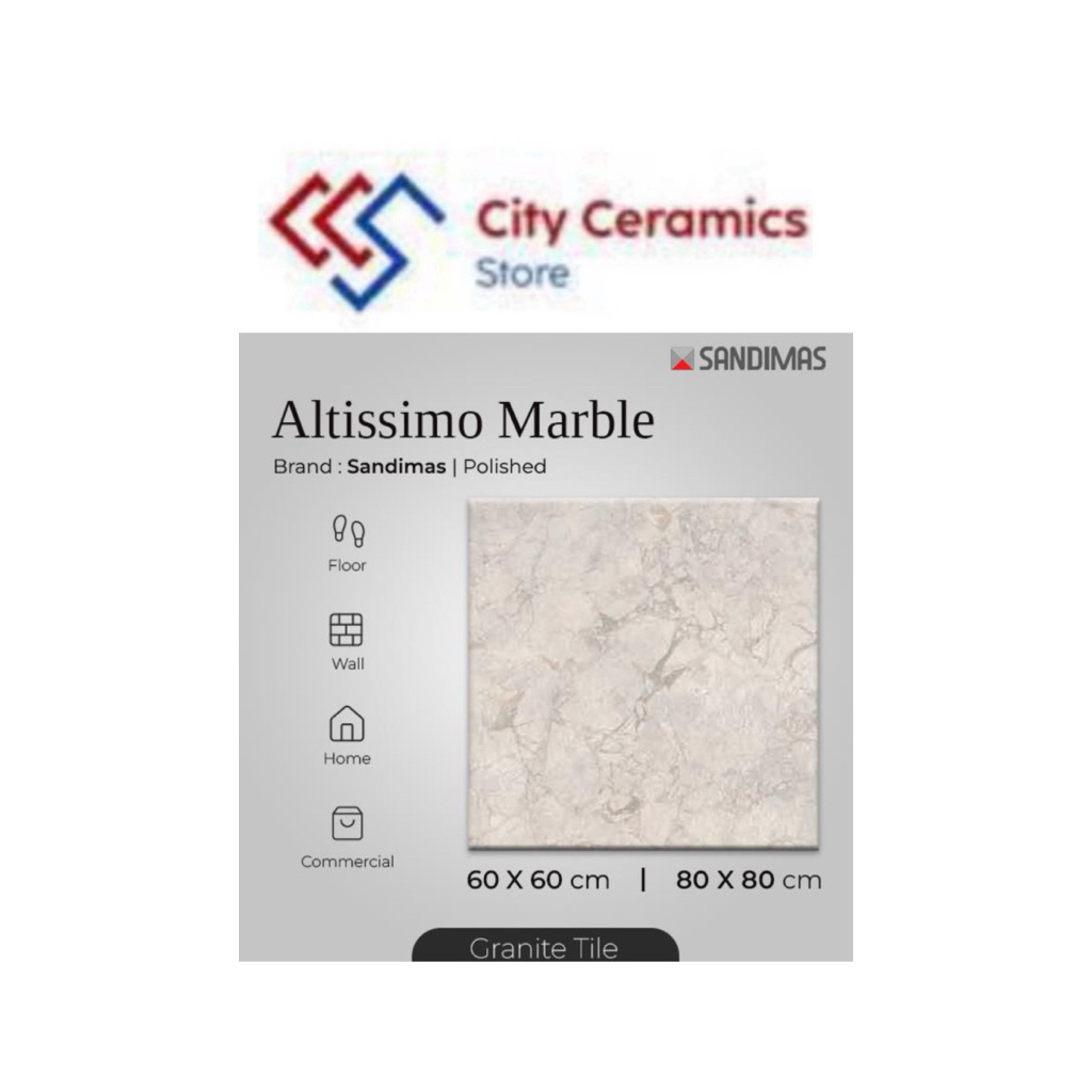 GRANIT ALTISSIMO MARBLE SANDIMAS 60x60&  80x80