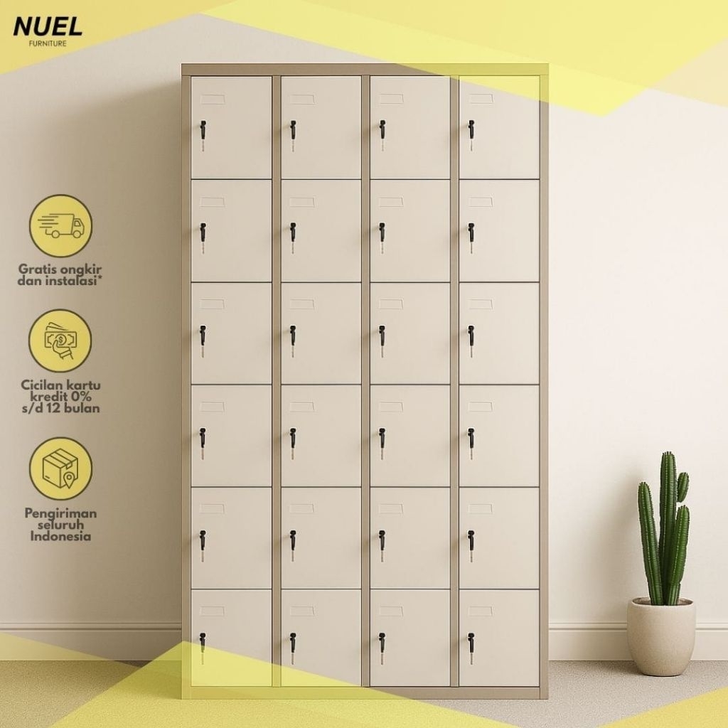 Locker / Loker Kabinet Besi 32 Pintu Avery
