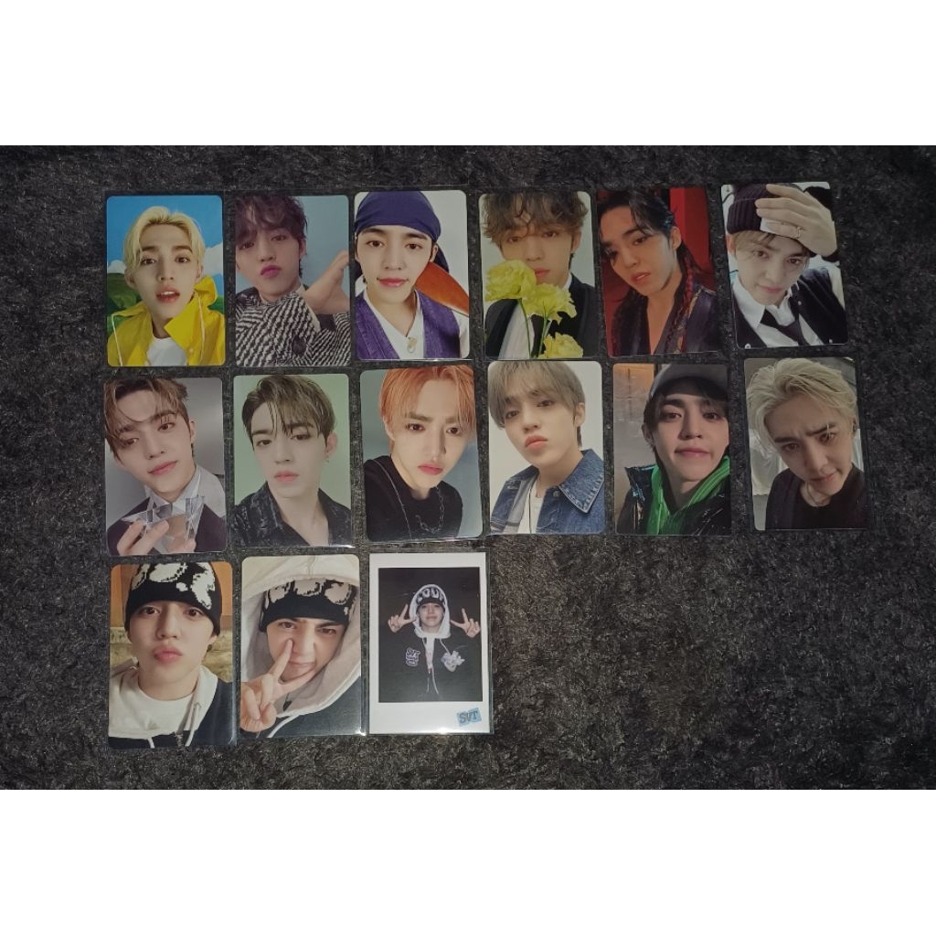 [READY STOCK] PC OFFICIAL SEVENTEEN SCOUPS JEONGHAN JOSHUA JUN HOSHI WONWOO WOOZI THE8 MINGHAO DK DO