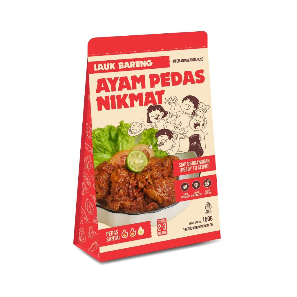 

Lauk Bareng Ayam Pedas Nikmat 150g Siap Santap