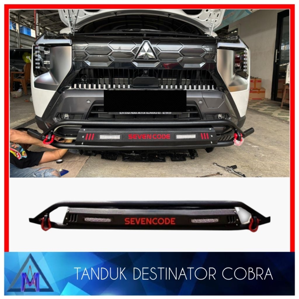 Tanduk Depan Mitsubishi Destinator Model Cobra Sevencode Bumper Depan Mitsubishi Destinator Cobra Se