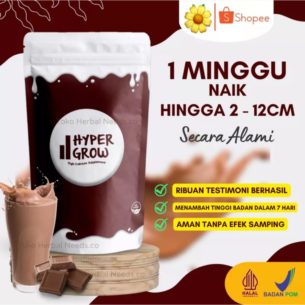 

(TERLARIS) TOSERBA MURAH JAYA HYPERGROW 100% ORIGINAL SUSU PENINGGI BADAN REMAJA ANAK DEWASA 20 TAHUN KEATAS SUPER DUPER TERBUKTI AMPUH ORIGINAL BISA COD