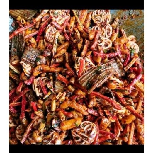 

krupuk mix bumbu melimpah pedas daun jeruk pedas endolita