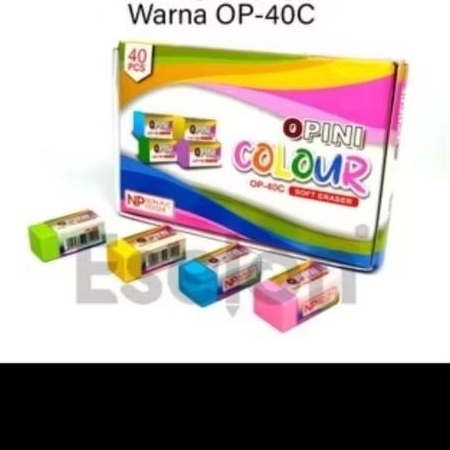 

penghapus isi 40 pcs gostar/orista/penghapus opini penghapus warna